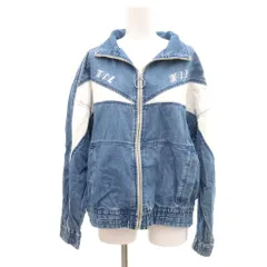 エックスガール x-girl 美品 デニムジャケット Gジャン 1 青 ブルー ジップアップ /NL ■ECG001
