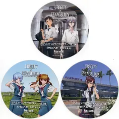 【中古】コースター 全3種セット 紙製コースター 「エヴァンゲリオン×宇部市 まちじゅうエヴァンゲリオン まちじゅうエヴァグルメフェア 第2弾」 対象メニュー注文特典