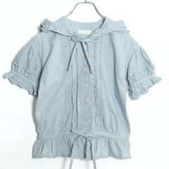 インゲボルグ☆カメリア&チョーカーpt♪ブラウス ライトグレー系