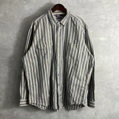 90's Polo by Ralph Lauren ストライプ メタルリベット ボタンシャツ