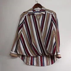 ストライプ ラブ ブラウス 長袖 シャツ 95 100 サイズ 春 秋 59052