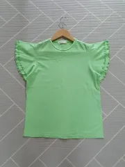 (2回着用)160 イロディロ ショルダーフリル Tシャツ 160 Tシャツ