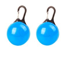 【新品】 [grepo] 狗 吊燈 亮項圈 寵物用 防水 電池式 LED 寵物用 大型犬至小型犬 附電池 2入組 藍色