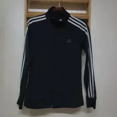adidas アディダス トラックジャージ ジャージ 3本線 ブラック ジップアップ レディース 90 傷なし 最高に綺麗