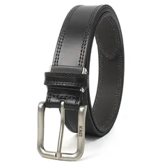 【新品】 ベルト 35mm 118cm 日本製 牛革 レザー ダブルステッチ 0