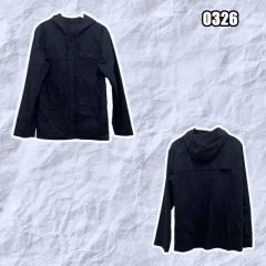 M NIKE SB タータンチェック フード ポケット ジャケット