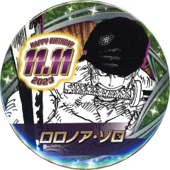【中古】バッジ・ピンズ ロロノア・ゾロ バースデイ缶バッジ(2023) 「ワンピース」