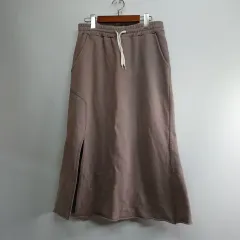 スウェット ロング スカート モカ スリット 30サイズ 春 秋 59123