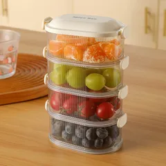 食品保存容器 冷蔵庫 専用 収納 弁当箱 スパイスボックス 長方形 密閉 ストレージボックス 蓋付き 家庭用