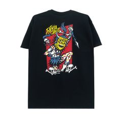 L ブラック ハンド サンタクルーズ Tシャツ フレア ファイヤ ファイア 