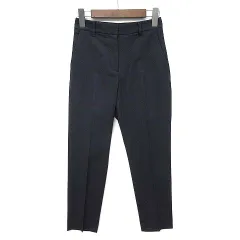 プラステ PLST リネンブレンド スティックパンツ ブルー XS 12-1206010