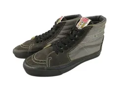 バンズ VANS 80s 90s SK8-HI スケートハイ USA製 スニーカー 革張り 8 ハイトップ ヴィンテージ シューズ ネイビー ブラック