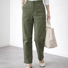 Spick & Span ベイカーパンツ カーキ 34 ミリタリー スピックアンドスパン レディース