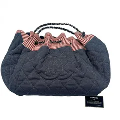 CHANEL シャネル デニム ココマーク ココカバス ショルダーバッグ トートバッグ シルバー金具 13番台 ★美品★ ★ギャラ付★