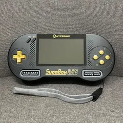 Hyperkin SupaBoy S 4.3インチ スパボーイ [ジャンク品] Hyperkin SupaBoy Black Gold Special Edition ポータブル互換機