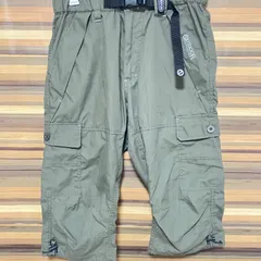 outdoor  アウトドア　カーゴパンツ　メンズ　【Ｍ】　膝丈　カーキ色
