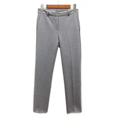 未使用品 セオリー Theory ダブルニット パンツ DOUBLE KNIT LT N TREECA 4K グレー XX0 24AW