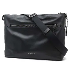 コーチ COACH ショルダーバッグ レザー グラハム ソフト メッセンジャー 黒 ブラック F72511