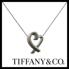 【TIFFANY&Co.】ラビングハート ネックレス Paloma Picasso/パロマピカソ SV925 SILVER/シルバー 総重量約5.3g ペンダント ティファニー (SER-7510)