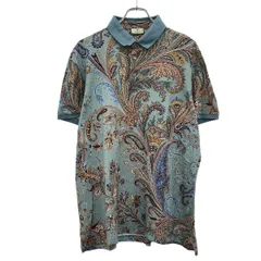 【最終値下げ★6980円】極美品 エトロ ポロシャツ Lサイズ ペイズリー エトロ・ETRO/ペイズリー/ポロシャツ/日本未入荷 62番 - セレクト