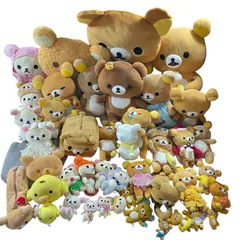 ★ リラックマ グッズ 44点 まとめ商品 コリラックマ チャイロイコグマ キイロイトリ ぬいぐるみ マスコット トート 等 現状品 4.5kg