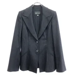 Giorgio Armani テーラードジャケット ブラック BORGO21 ジョルジオアルマーニ ラム レザージャケット メンズ ブラック BORGO21