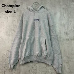 Champion チャンピオン 希少 リバースウィーブ ニューヨーク メッツ METS MLB メジャーリーグ 別注 コラボ プルオーバー パーカー スウェット トレーナー グレー 刺繍 ロゴ ワッペン カレッジ アメカジ Lサイズ 古着 ★ ◆■