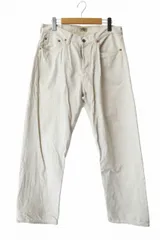 ゴールド GOLD 東洋エンタープライズ RECYCLED WASTE SUVIN COTTON YARN 11.5o リサイクルド ウェイスト スヴィン コットン ヤーン デニム パンツ ジーンズ GL42428A  34 白 ホワイト 260206のサムネイル