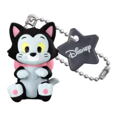 【中古】キーホルダー フィガロ 「ディズニーキャラクター カラーコレクションチャーム～black～」
