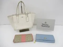  コーチ ヴィヴィアンウエストウッド F52859 長財布 ハンド ショルダーバッグ 2way 等 3点 レディース 中古