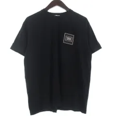 バーバリー BURBERRY Tシャツ カットソー 半袖 ロゴ ワンポイント コットン 黒 ブラック XS