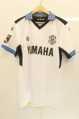 【中古】 Admiral メンズTシャツ XL ジュビロ磐田 2024 ユニフォーム アウェイ Admiral XL 白 ホワイト プリント