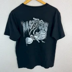 NASTY DOG ナスティドッグ グラフィックプリント Tシャツ バックプリント ブラック Mサイズ メンズ 古着 ストリート