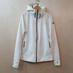 アディダス 白 WHO ジップアップ ジャケット