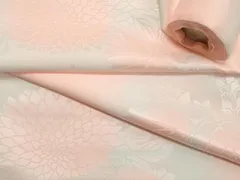 平和屋着物▼長襦袢　反物　着尺　亀甲花地紋　暈し染め　未使用　DABC7316we