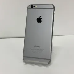 【ジャンク品：SIM無効表記】iPhone 6 16GB グレー A1586   100% No.F437-46