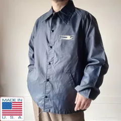 60s-70s USA製 Champion チャンピオン ランタグ ナイロン コーチジャケット 紺系 XL ネイビー ランナーズタグ ビンテージ D153-17-0007ZV