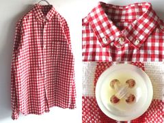 現行品 maillot マイヨ 2024SS～ Sunset Gingham New B.D. Shirts