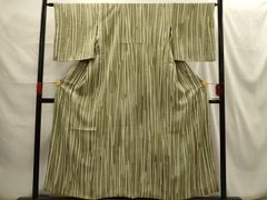 平和屋着物○訪問着 友禅 作家物 枝花文 暈し染め 正絹 逸品