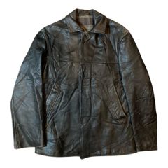 90s FRENCH TRADITIONAL レザー ジャケット L - メルカリ