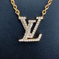 美品 ルイヴィトン コリエ ルイーズ バイ ナイト ネックレス ゴールド