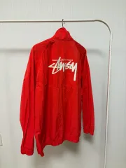 ナイキ STUSSY ウィンドランナー ジャケット レッド