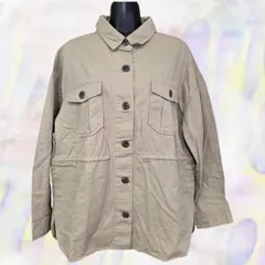 SHOO・LA・RUE　シューラルー　ブルゾン　ベージュ　レディース　ジャンパー　上着　ポケット　長袖　ドロップショルダー　ビッグシルエットのサムネイル