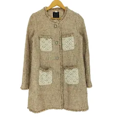 シンシアローリー Cynthia Rowley ツイードビジューロングジャケット レディース JPN：3 