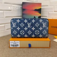 希少 新品 LOUIS VUITTON ルイヴィトン長財布 デニムウォレット 長財布 小銭入れ