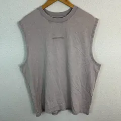 UNDER ARMOUR アンダーアーマー スリーブレス Tシャツ ノースリーブ ロゴ刺繍 アースカラー パープル Lサイズ メンズ 古着 スポーツMIX ストリート