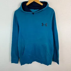 UNDER ARMOUR アンダーアーマー スウェット パーカー ブルー メンズ 古着 スポーツMIX ストリート