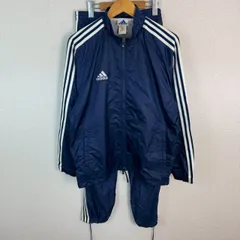 00s adidas アディダス セットアップ トラックジャケット トラックパンツ ネイビー L/XOサイズ メンズ 古着 スポーツMIX ストリート