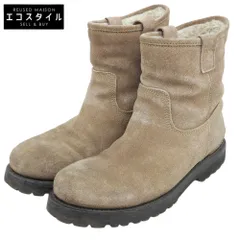 BUTTERO ブッテロ スエード ボアブーツ シューズ メンズ ベージュ 40 B4388 40