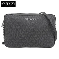 MICHAEL KORS マイケルコース 美品 MKロゴ チェーンショルダーバッグ レディース ブラック